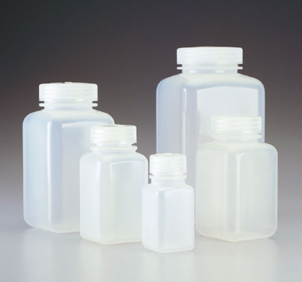 Квадратні пляшки, широкий рот Nalgene, PPCO, з гвинтовою кришкою, PP, 95 мм, 63 мм