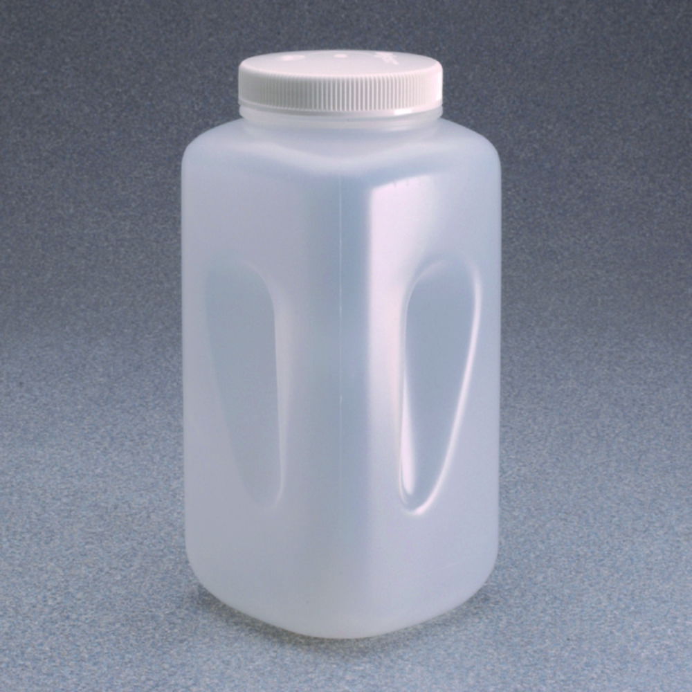 Квадратні пляшки, широкий рот Nalgene, PPCO, з гвинтовою кришкою, PP