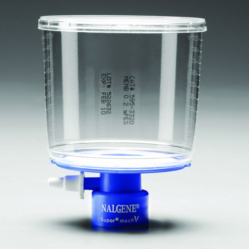 Фільтри пляшкові Nalgene™ Rapid-Flow™, стерильні, 595, 45 GL, 0,2 мкм, 500 мл, 45 GL