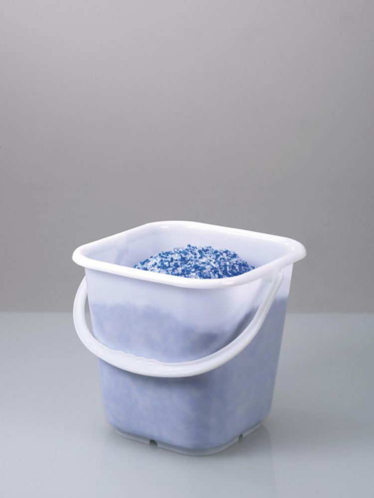 Square bucket, PE, transparent