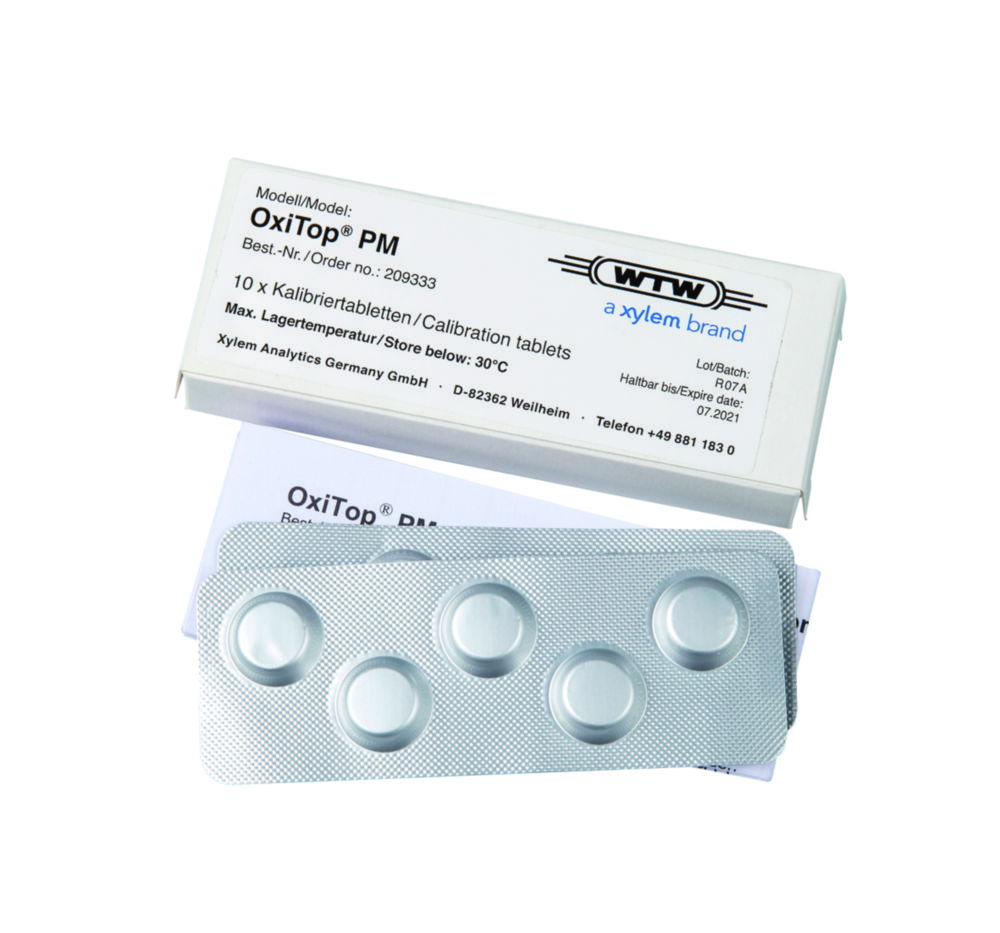 Аксесуари BOD. Автоматична перевірка вимірювальних систем OxiTop®, OxiTop® PM, калібрувальні таблетки