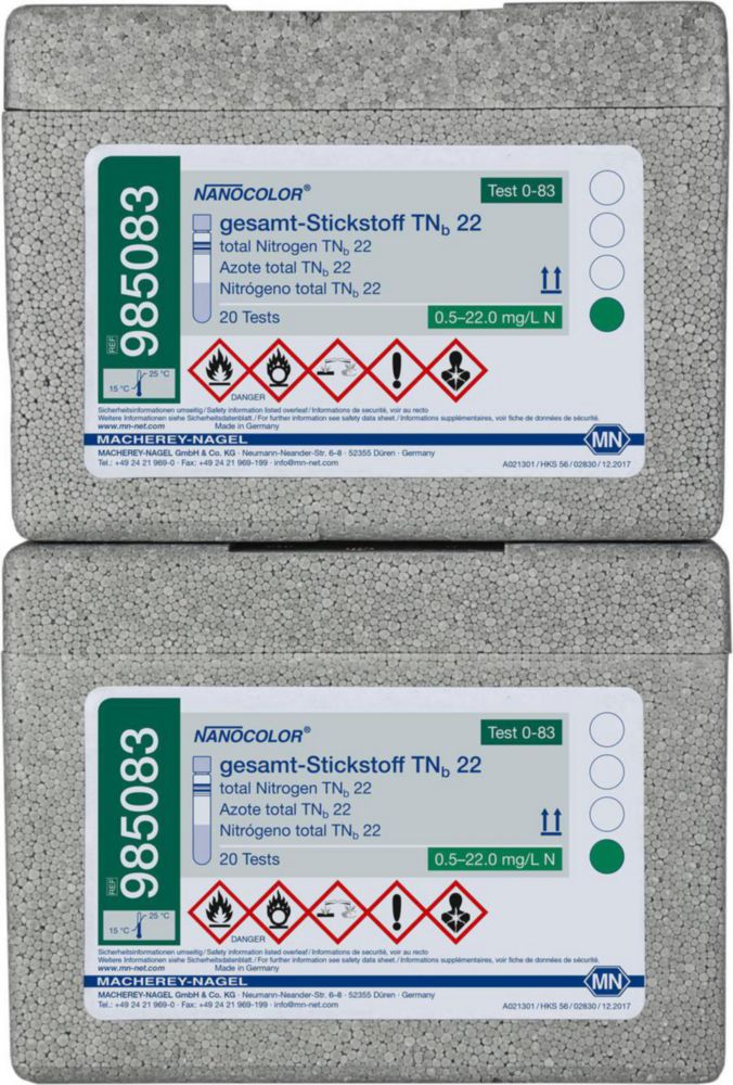 Трубні тести NANOCOLOR® Частина 2, 0,5 – 22,0 mg/l N