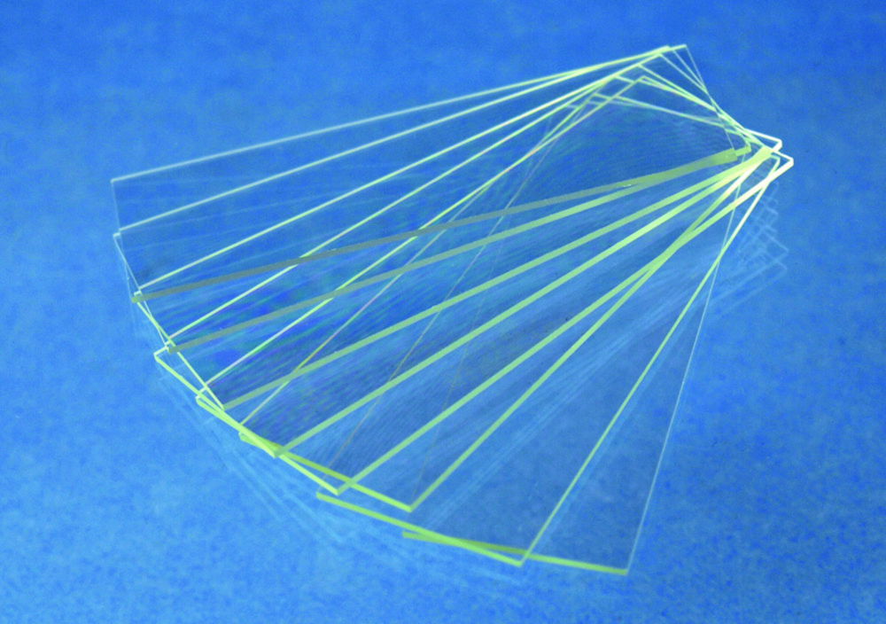 Objektträger ELKA, extra-weiß