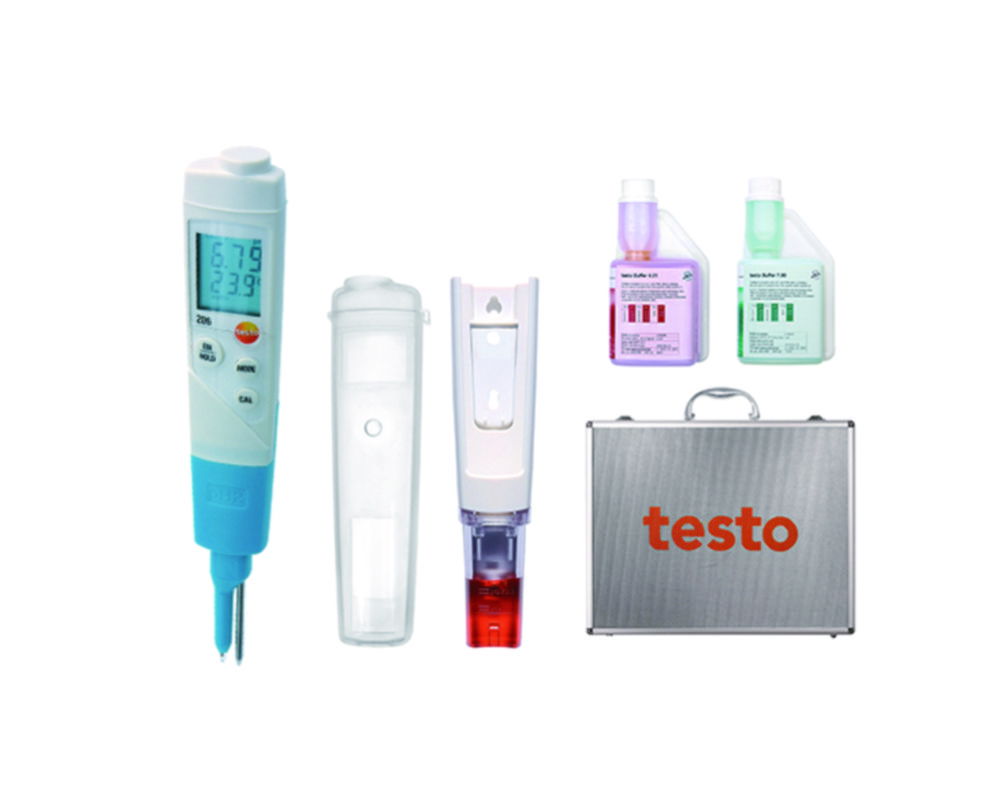 рН Метр тісто 206-рН2, Starter-Set testo 206-pH2