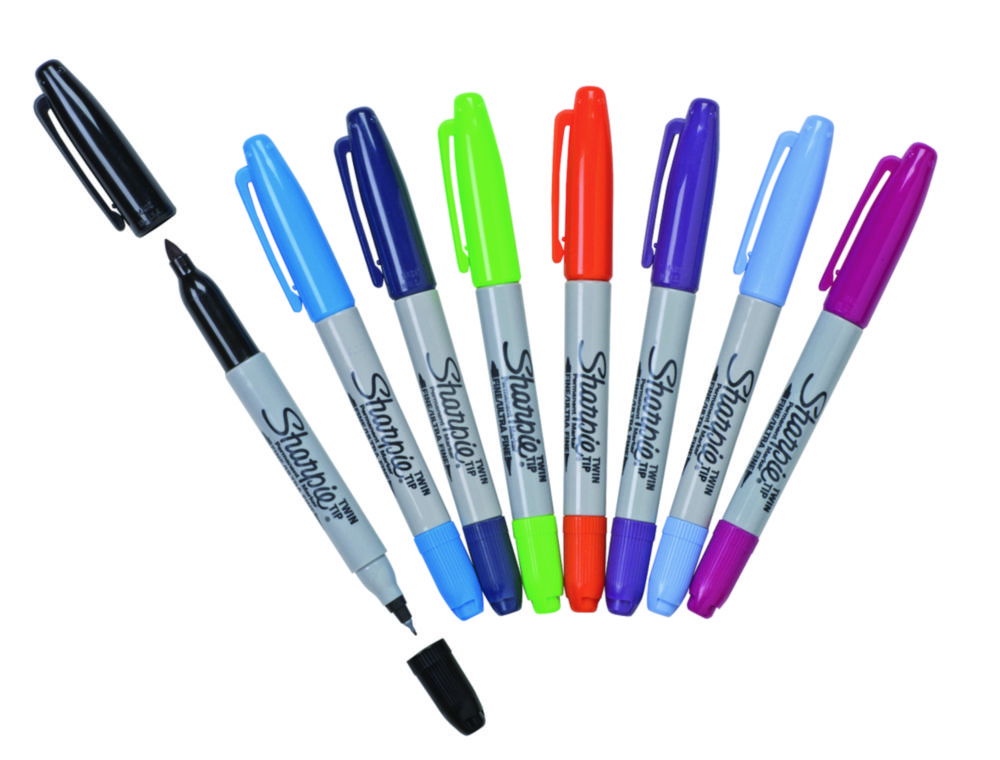 Лічильник колоній eCount™, Запасні ручки Sharpie®, чорні, тонкі точки