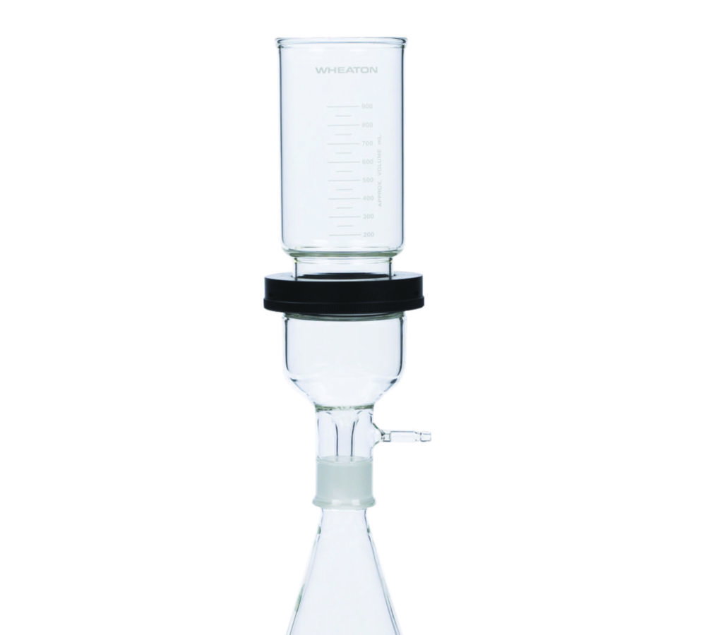 Appareils de filtration avec fritte en verre, avec raccord vissé et raccord rodé NS40/35