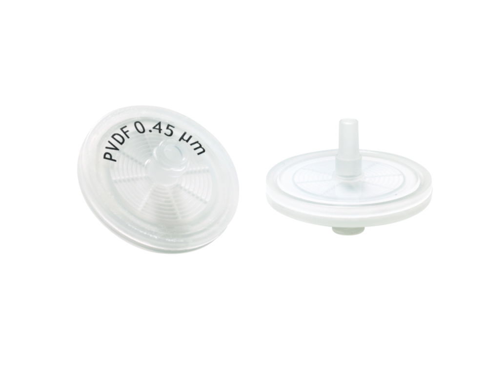LLG-Spritzenvorsatzfilter PVDF, Polyvinylidenfluorid
