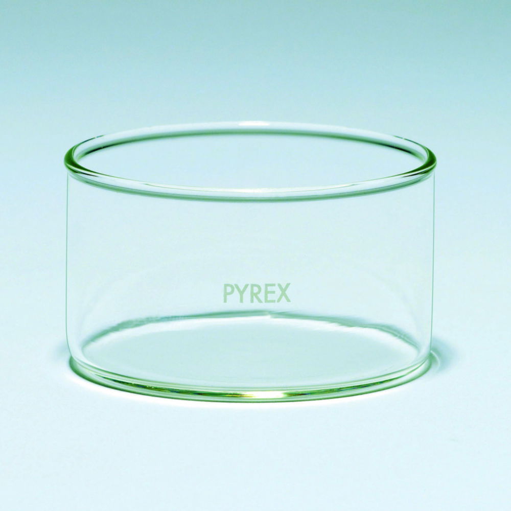 Kristallisierschale, flacher Boden, Pyrex®