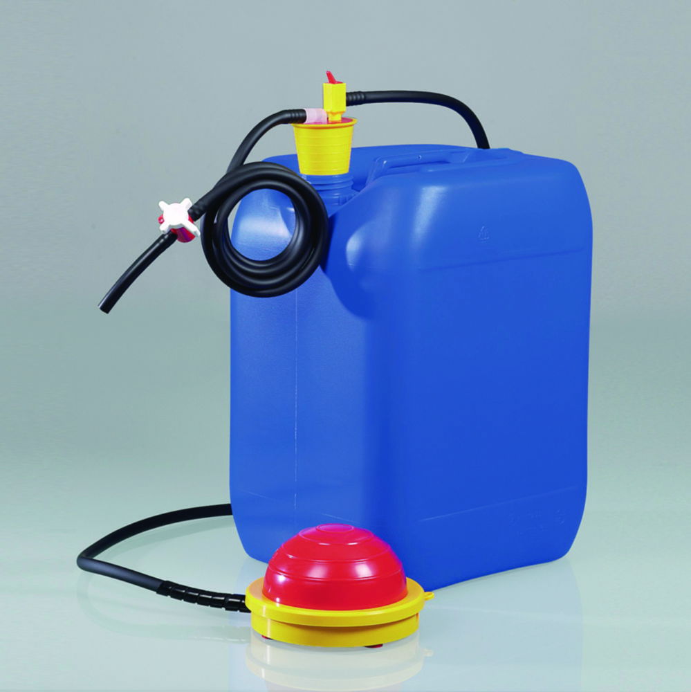 Fußpumpen OTAL®, PP, mit Schlauch und Hahn