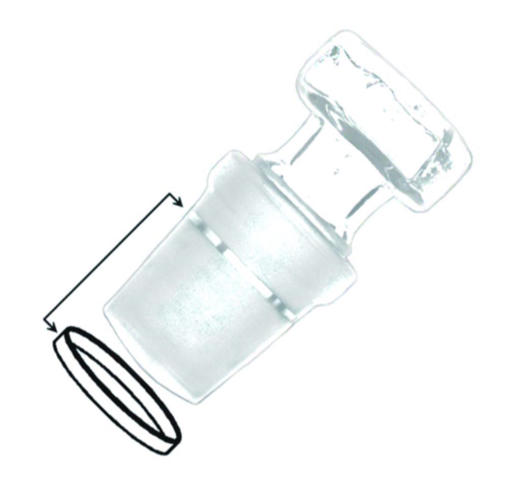 Уплотнительное кольцо для конического шлифа, PTFE