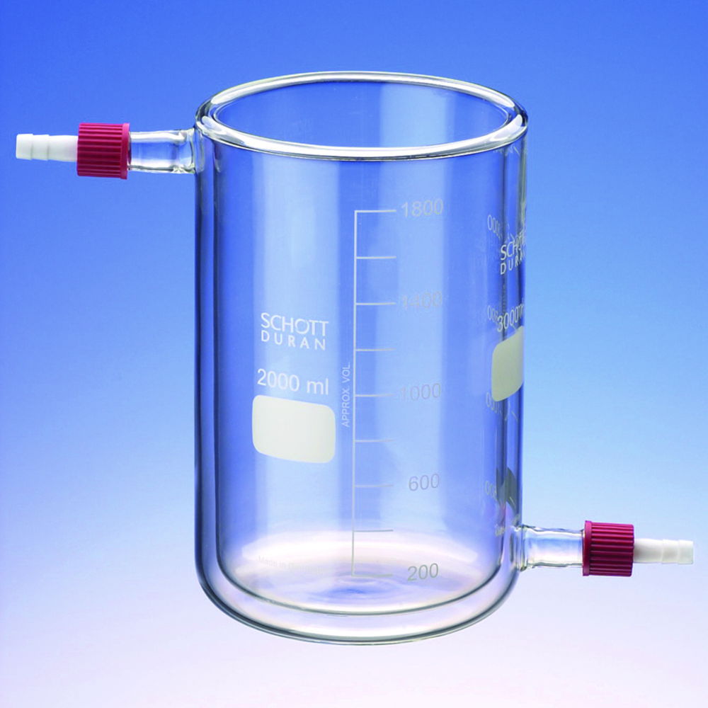 Склянка, скляний, PTFE наконечник гумової трубки, тип T-GL, 18 GL, 112 мм