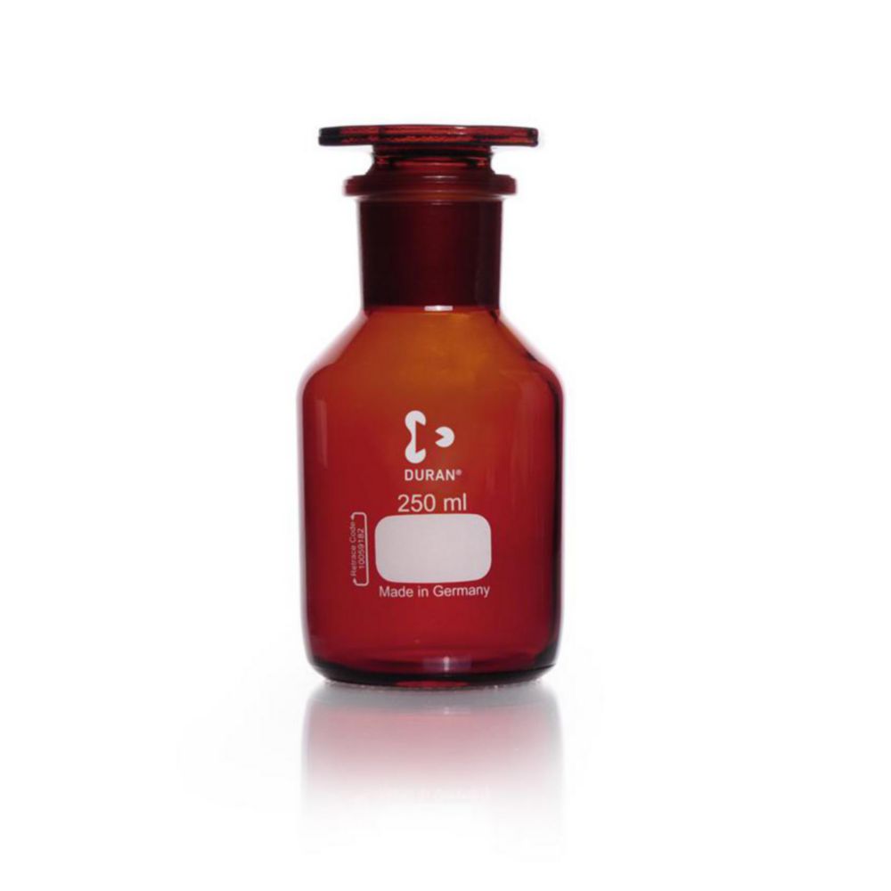 Пляшка з широкою шийкою, ДЮРАН®, 70 мм, 133 мм, коричнева, 34/35 НС, 133 мм