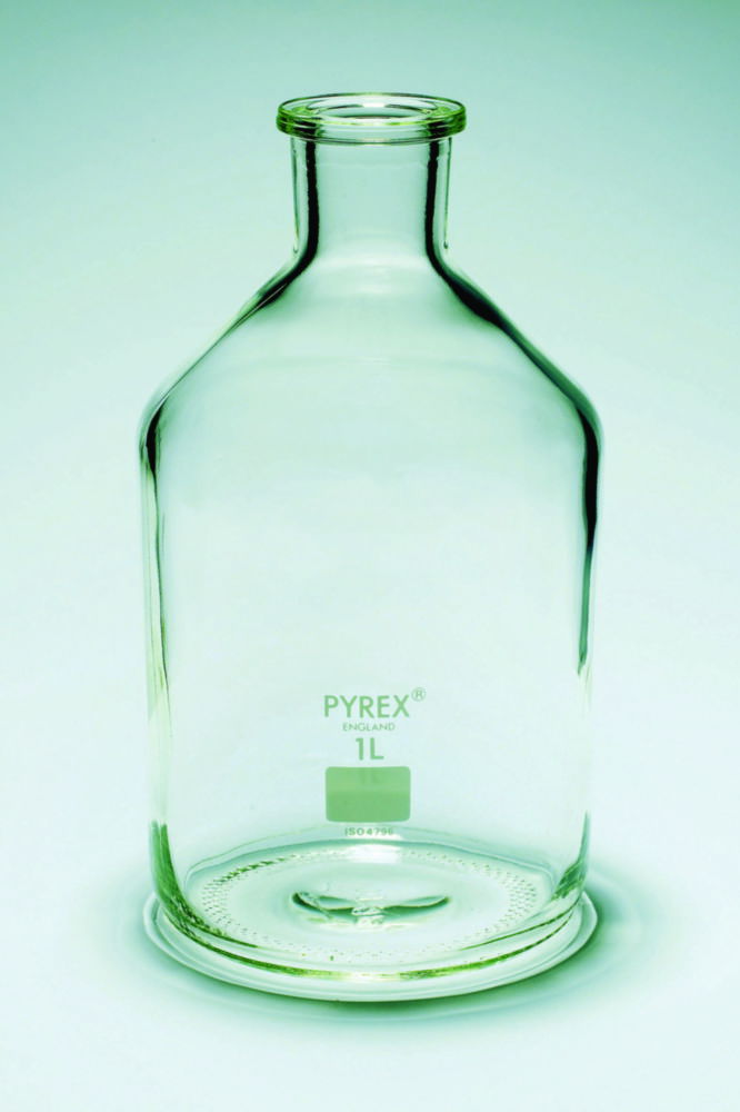 Бутылки для реактивов, узкогорлые, Pyrex ®, 59 мм, 492 мм
