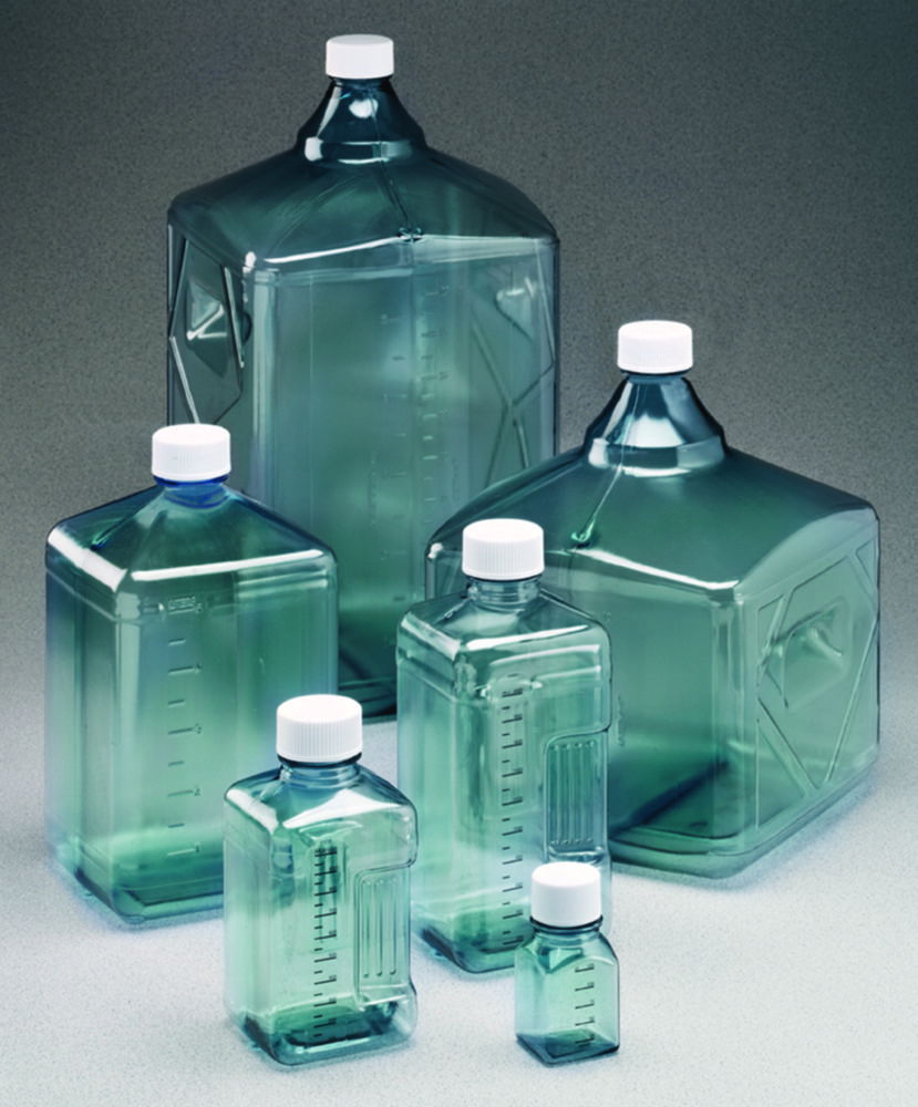 Пляшки Biotainer™ InVitro™ Nalgene™, тип 3030, 3120, 3233, 3405, 3410, 3423, ПС, стерильні, 3405, 48 mm