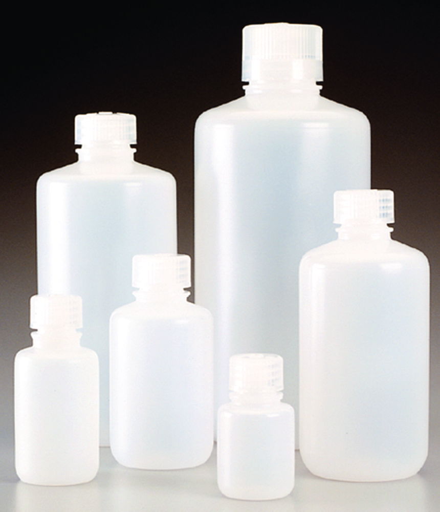 Вузькогорлі сулії Nalgene™, Тип Economy, PPCO, з гвинтовою кришкою, PP, 60 мл, 20 мм