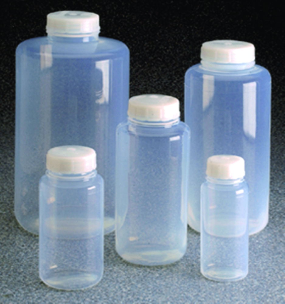 Широкошиті пляшки Nalgene™ Type 2100, 2101, фторетилен пропілен з кришкою гвинта, ETFE, 53 мм, 1000 мл