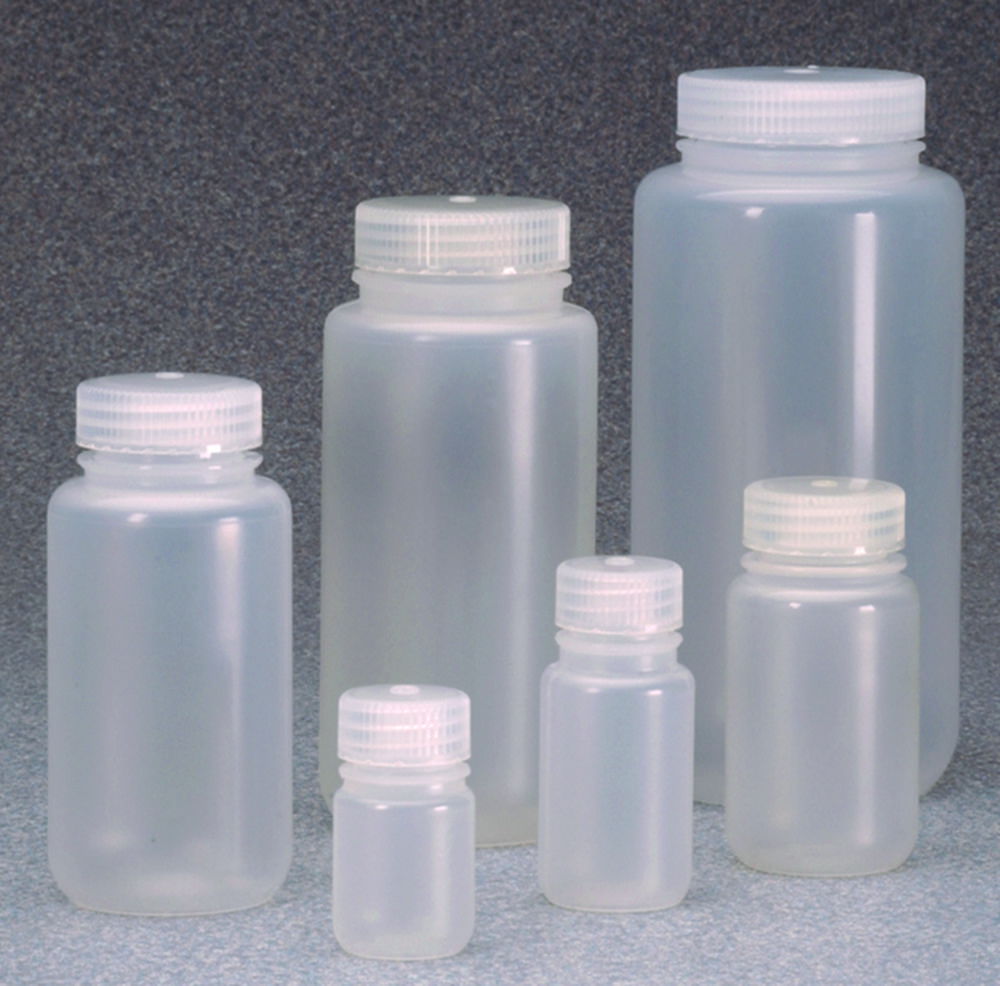 Широкогорла сулія Nalgene™ Economy, з гвинтовою кришкою, поліпропілен, 63 мм, 1000 мл, 1000 мл, 63 мм