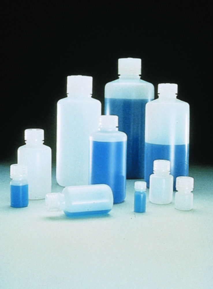 Пляшки з вузькою шийкою Nalgene™, HDPE, з різьбовою кришкою, РР, 20 мм, 30 мл
