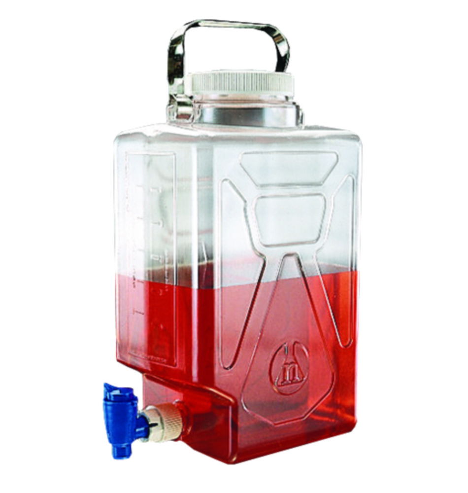 Каністра в режимі очікування з краном Nalgene™ Type 2322, ПК, 20 л, 2322