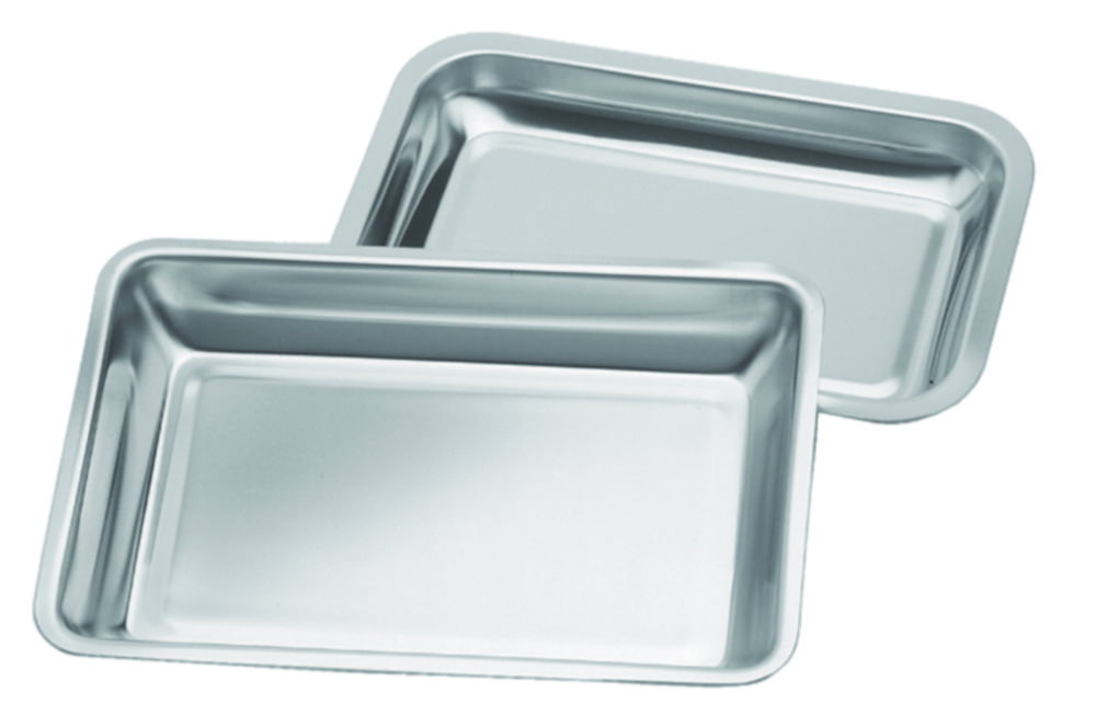 Trays, stainless steel