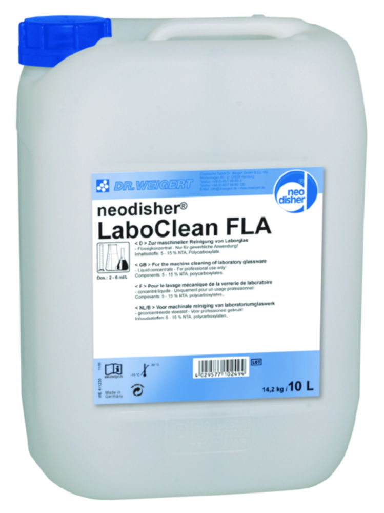 Универсальный моющий раствор neodisher® LaboClean FLA, 10 л, Канистра
