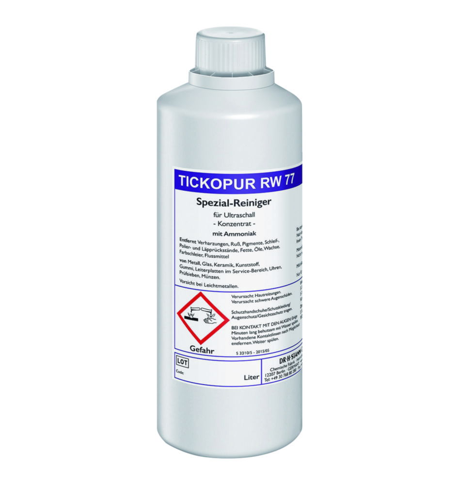 Концентрати для ультразвукових ванн TICKOPUR, 5 л, TICKOPUR RW 77
