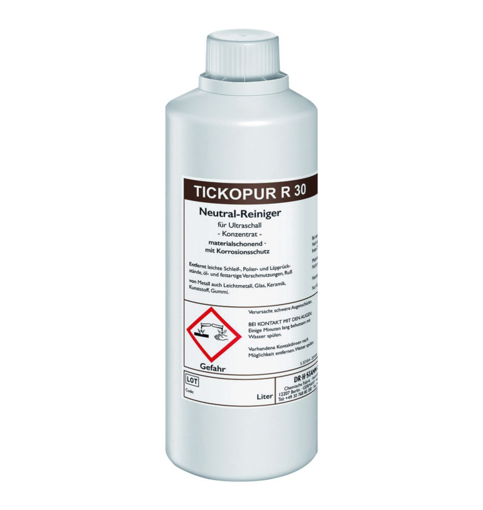 Концентрати для ультразвукових ванн TICKOPUR, 5 л, TICKOPUR R 30