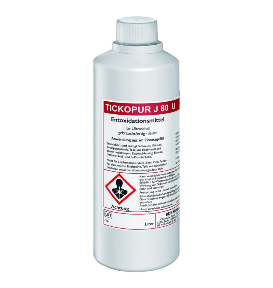 Концентрати для ультразвукових ванн TICKOPUR, 5 л, TICKOPUR J 80 U