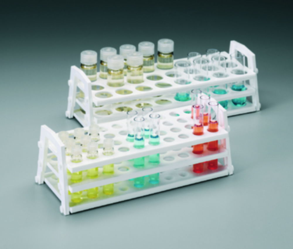 Стойки для пробилок Nalgene, PP, 4 x 10, 285 мм