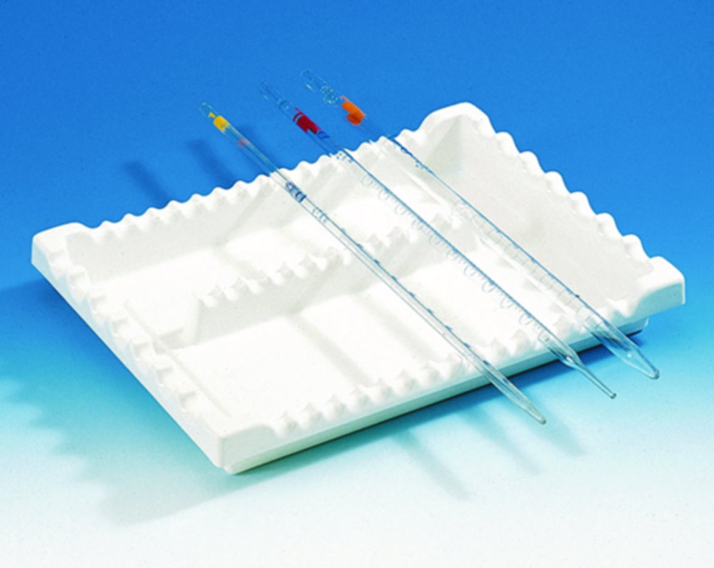 Bandeja para pipetas, PVC