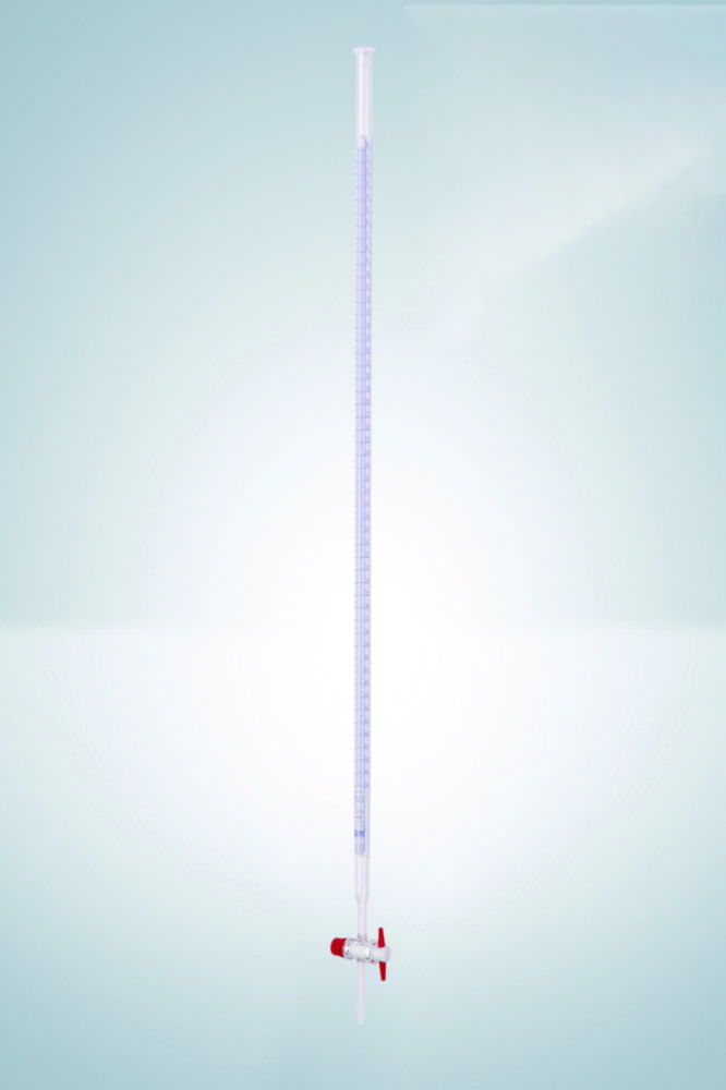 Büretten mit geradem Hahn, DURAN®, Klasse AS, mit PTFE-Küken