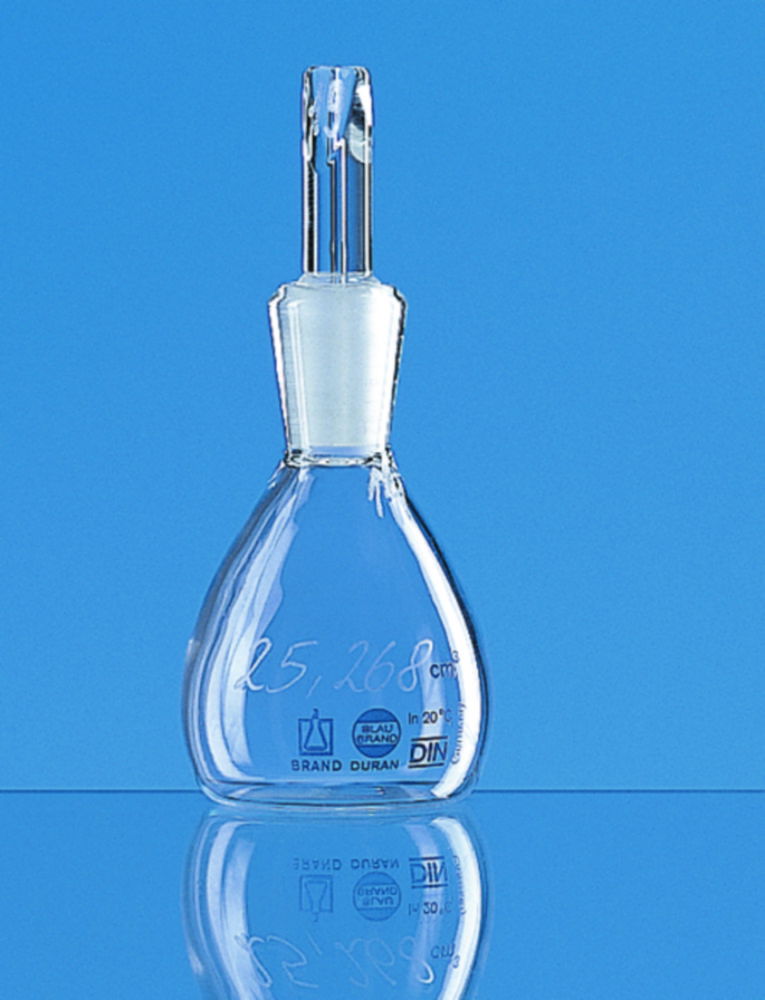 Пікнометри, Blaubrand®, боросилікатне скло 3.3, 50 мл