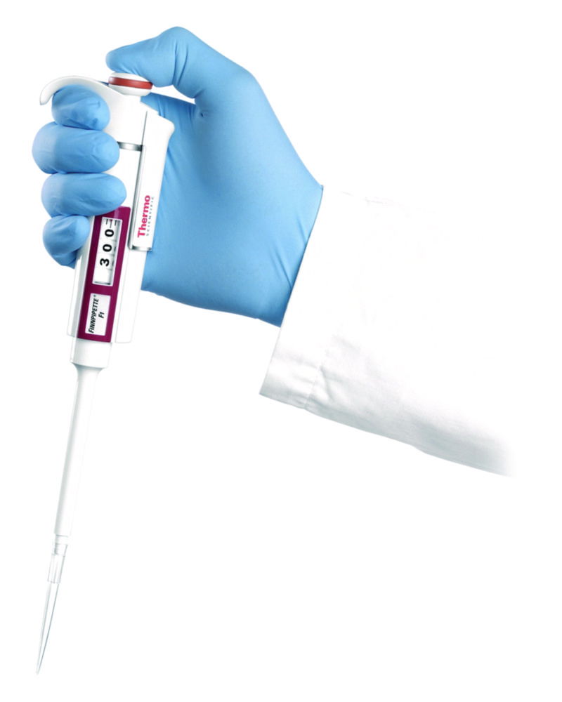 Одноканальні мікролітрові піпетки Finnpipette™ F1, змінний об'єм, червоний, 20,0 мкл