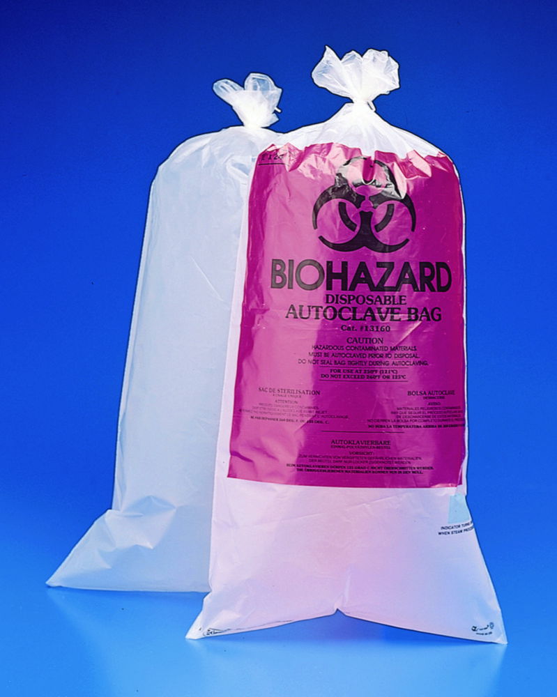 Пакети для утилізації Biohazard, PP, 910 мм, 610 мм