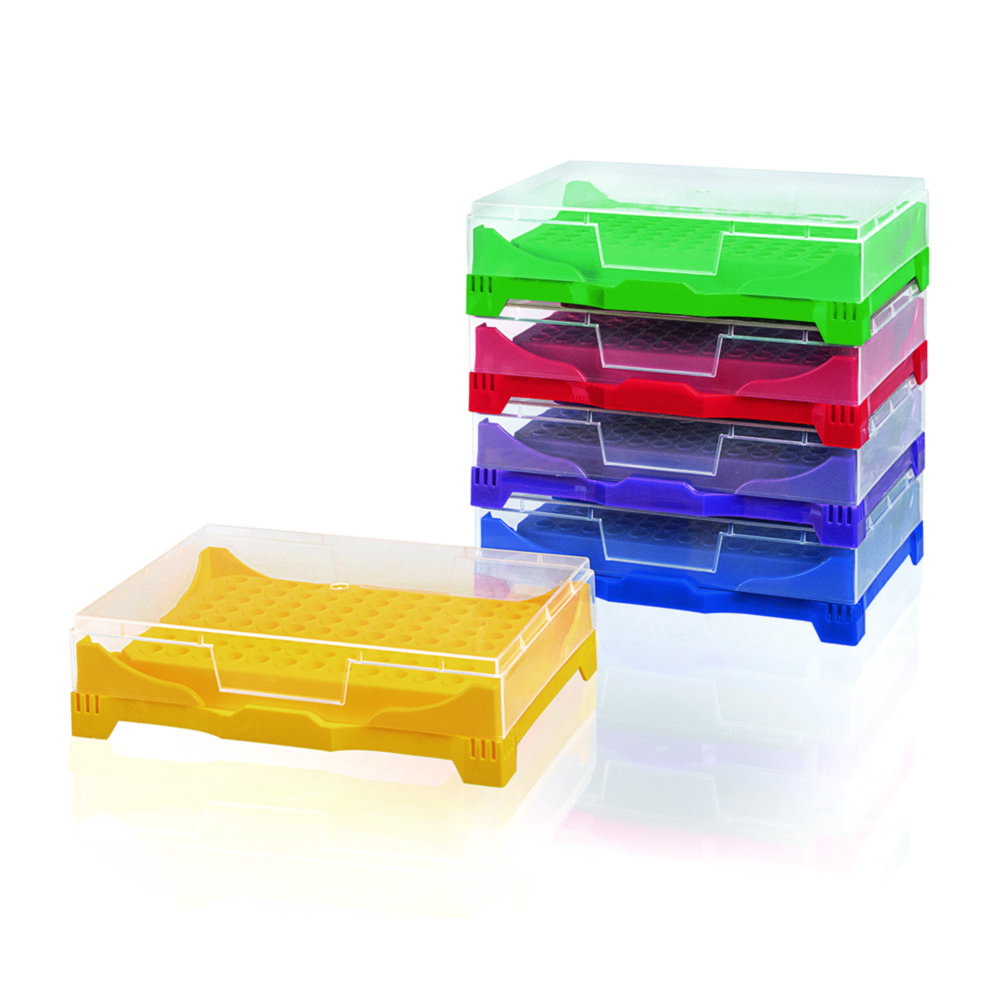 Caja y gradilla para PCR, PP