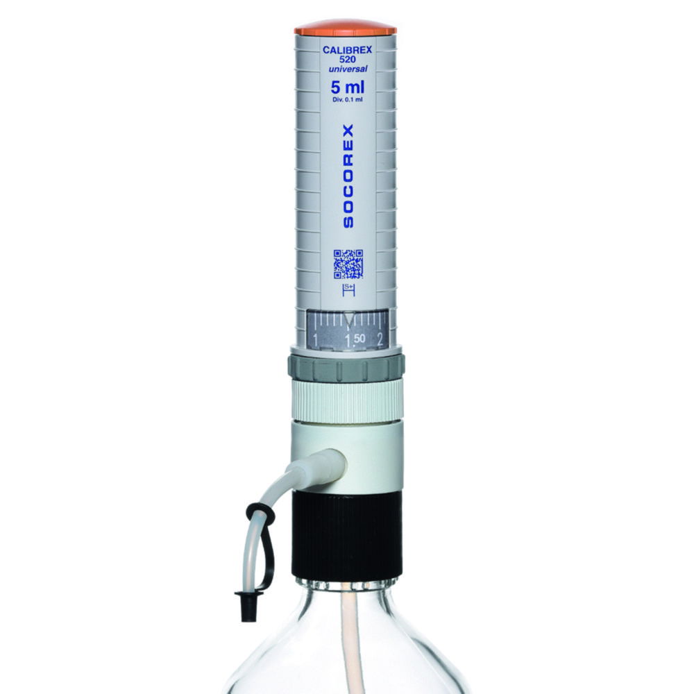 Дозатор пляшковий Calibrex™ organo 525 / Calibrex™ solutae 530, мл, Calibrex™ digital 520, 1 - 5 мл (≤ CV%)