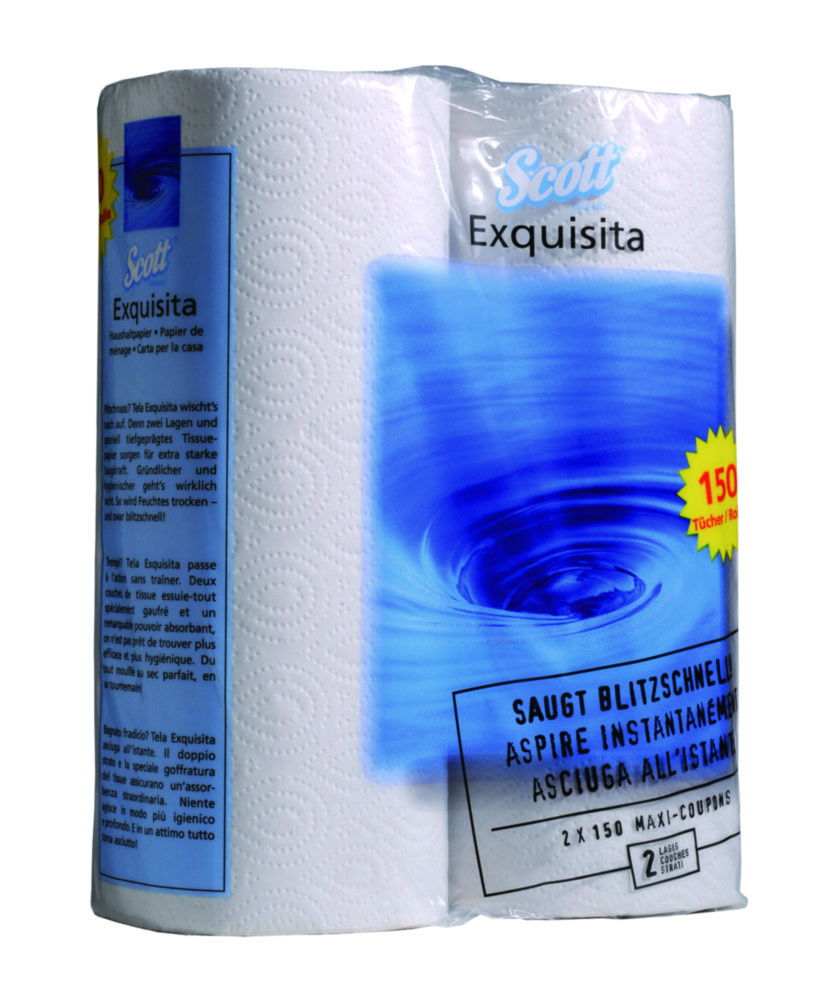 Лабораторні серветки, SCOTT® EXQUISITA, рулон, 2-шарові