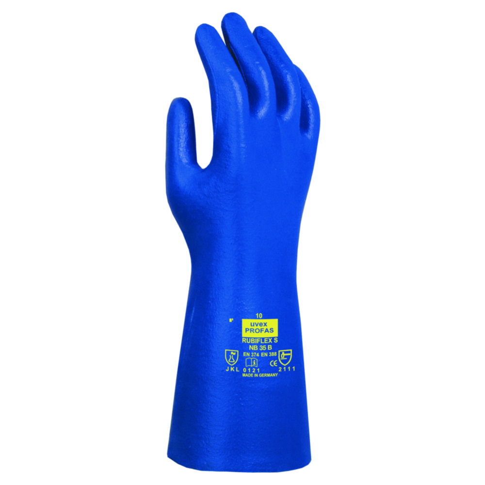 Рукавички uvex rubiflex S, довге виконання