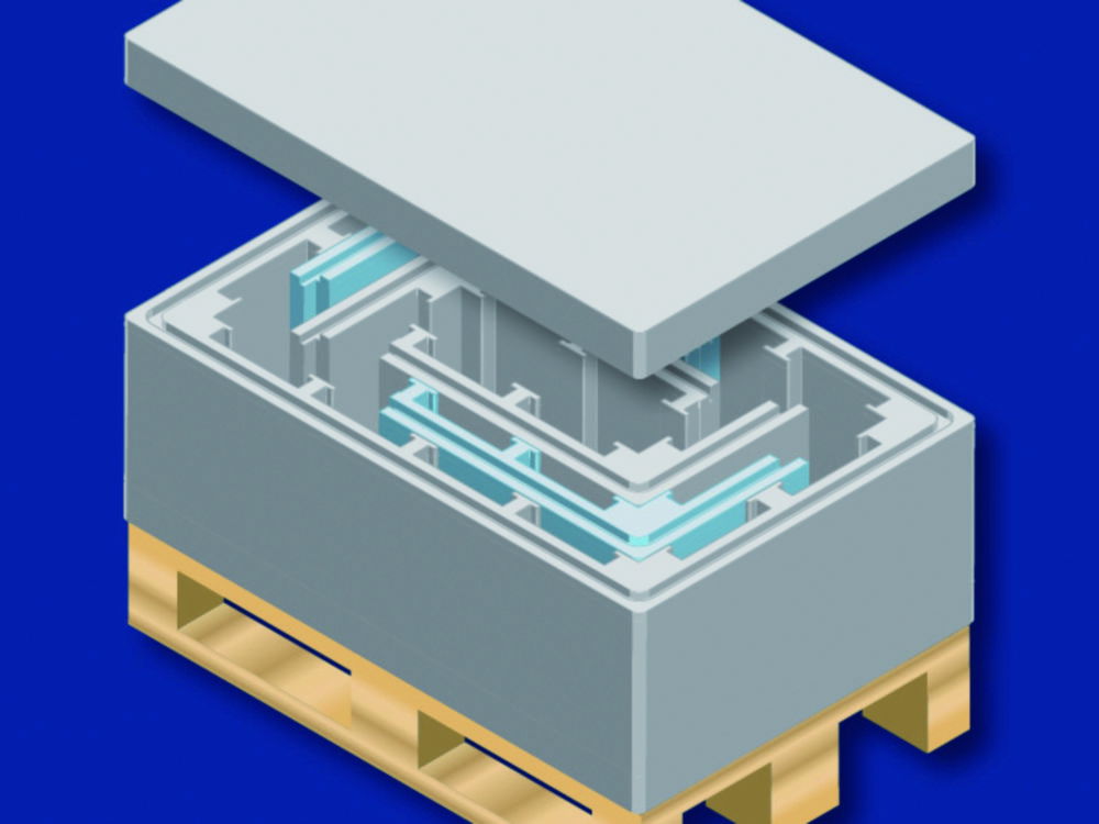 Systemverpackung für Icecatch®-Solid Insulated, EPS
