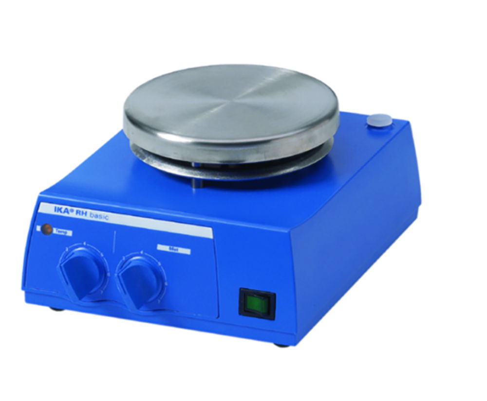 Магнітна мішалка з нагріванням RH basic 2, 220 - 240/115/100V, 50/60Hz, 168 x 220 x 105 мм, 2000 об/хв