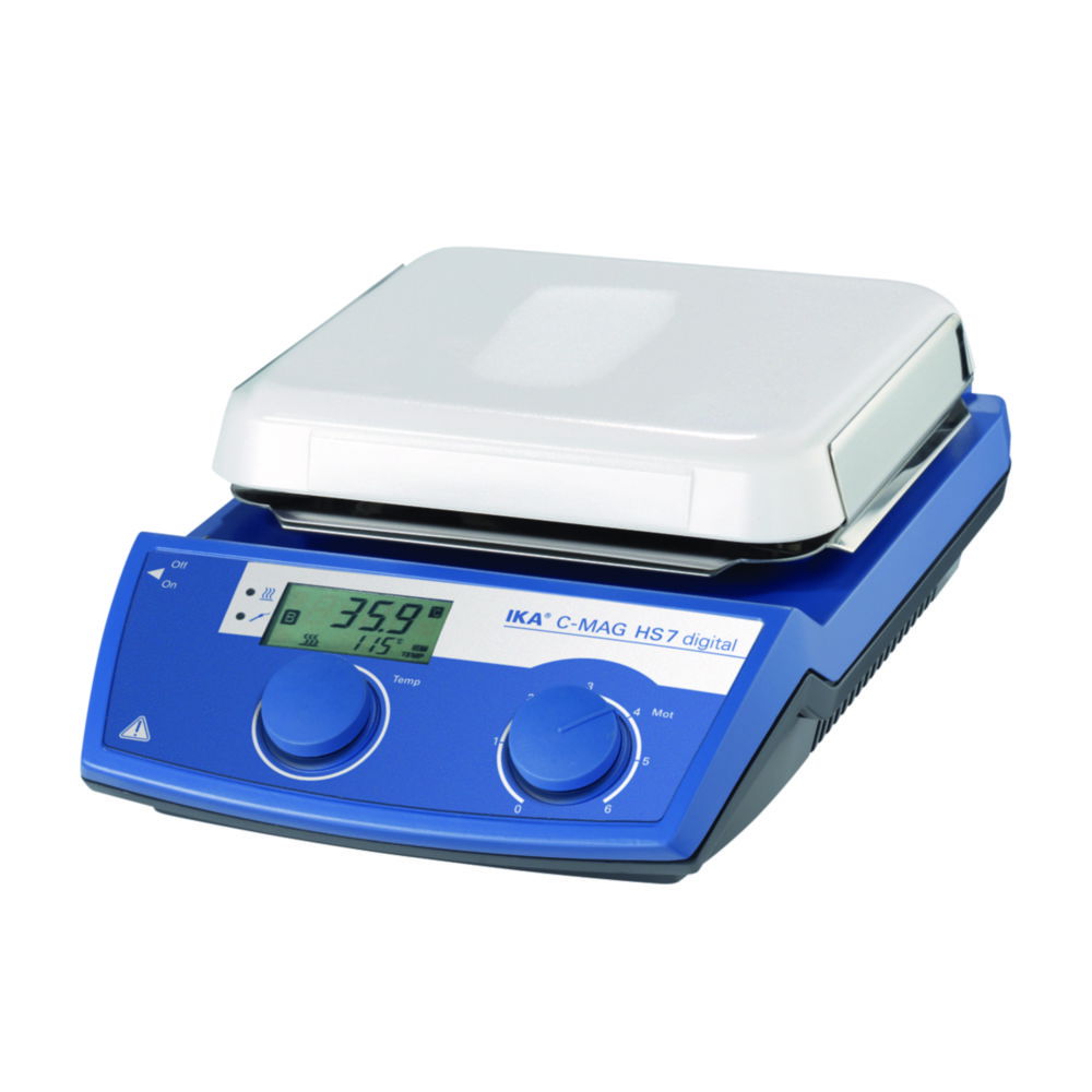 Магнітні мішалки C-MAG HS 4 digital / C-MAG HS 7 digital / C-MAG HS 10 digital, 215 x 330 x 105 мм, 230 V, 50/60 Hz, 1500 об/хв