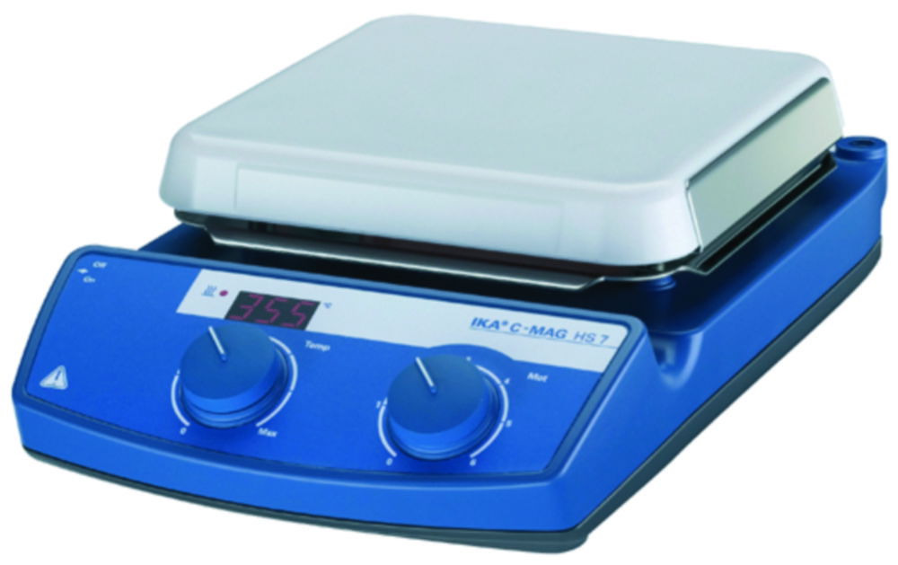 Магнітна мішалка з нагріванням C-MAG HS 4 / C-MAG HS 7 / C-MAG HS 10, 230/120/100V, 50/60Hz, 220 x 330 x 105 мм, 1500 об/хв
