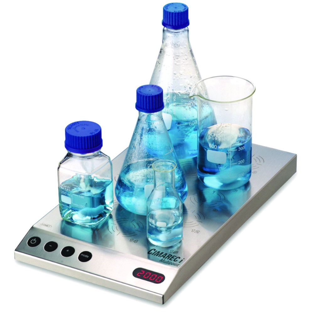 Multi-position magnetic stirrer Cimarec i Multipoint, with power supply unit
