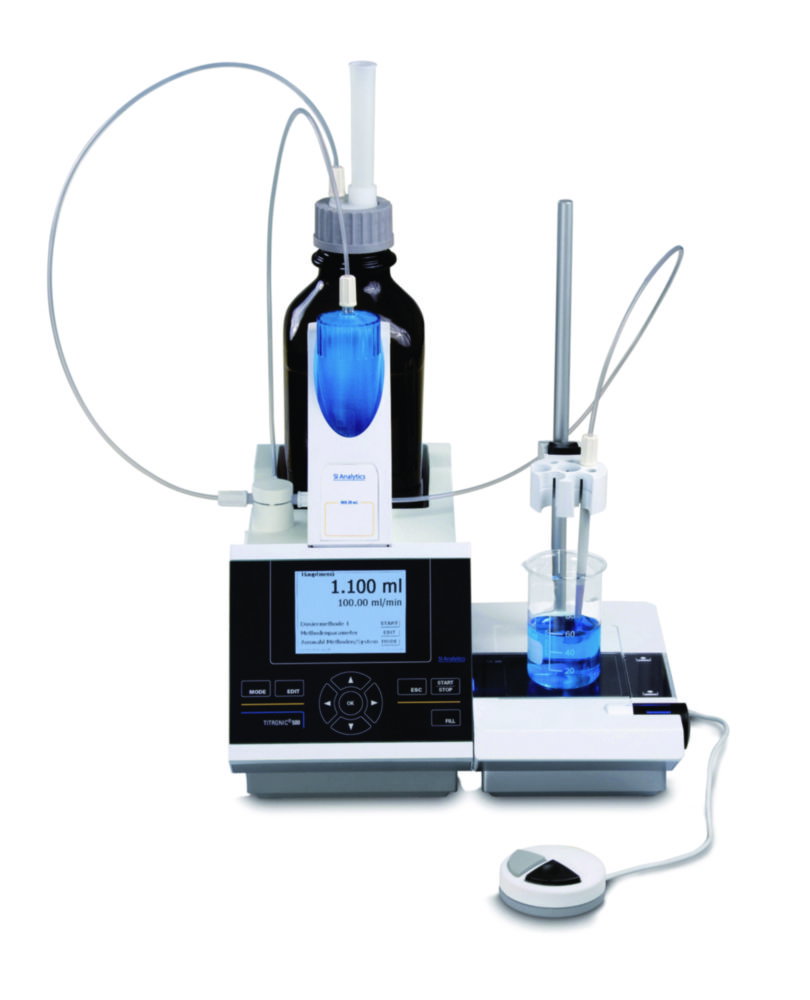 Bureta accionada por un motor TITRONIC® 500