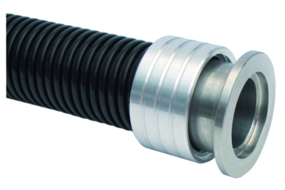 Шланги вакуумні із PTFE, зі сталевими фланцями KF, 200, 400, 1000 мм, DN 25, 200