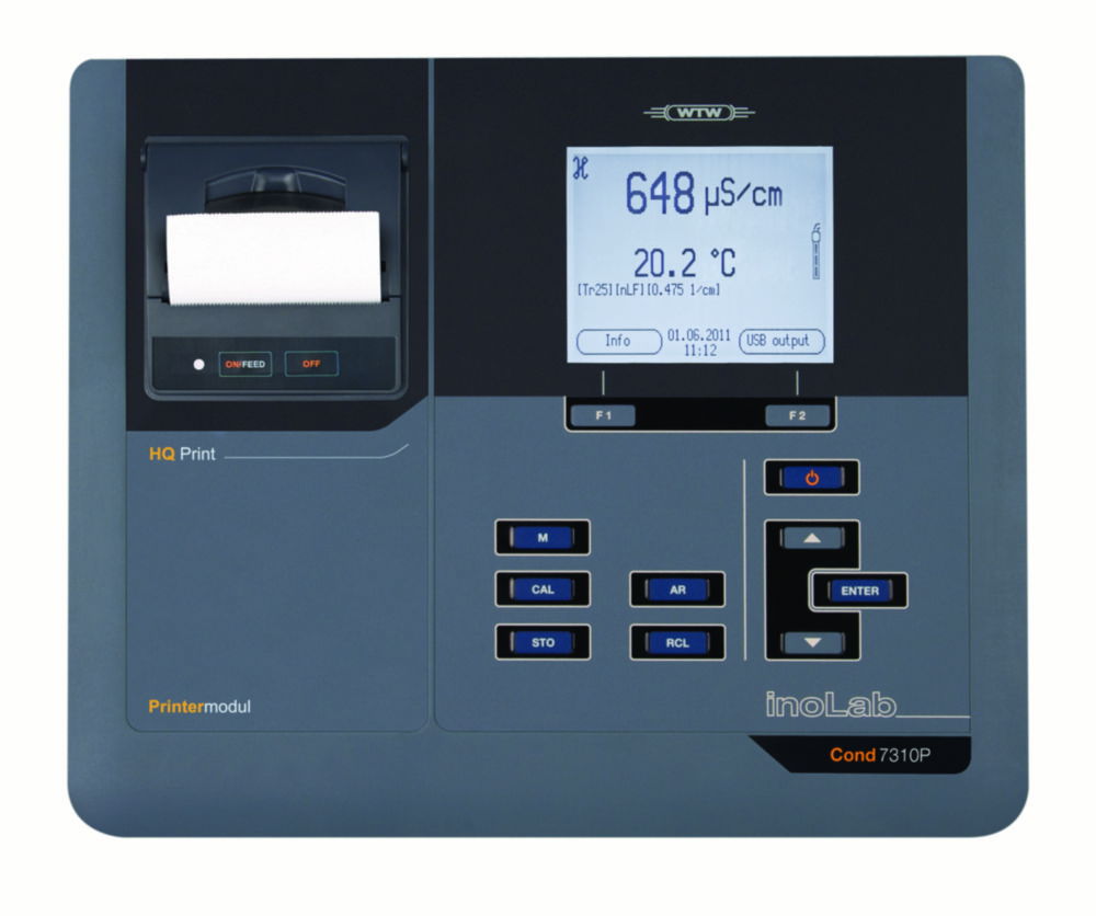 Вимірник провідності inoLab® Cond 7310, Cond 7310P, Прилад з принтером та приладдям