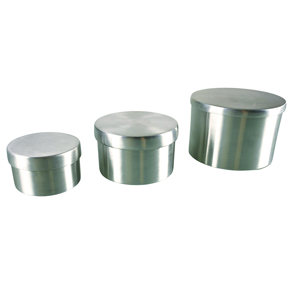Pojemniki z pokrywką, aluminiowe