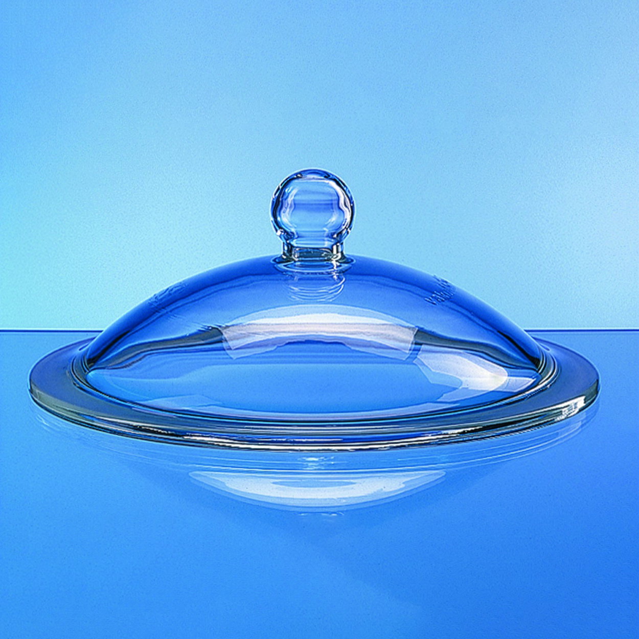 Knob lids for desiccators, Boro 3.3