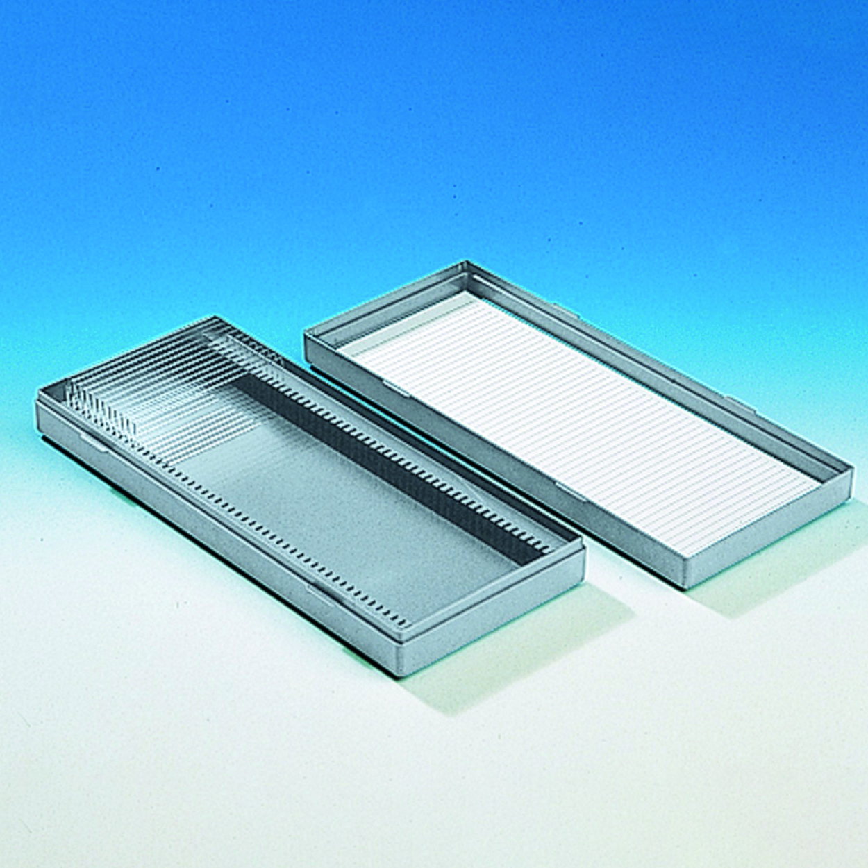 Slide boxes, PS, rectangular
