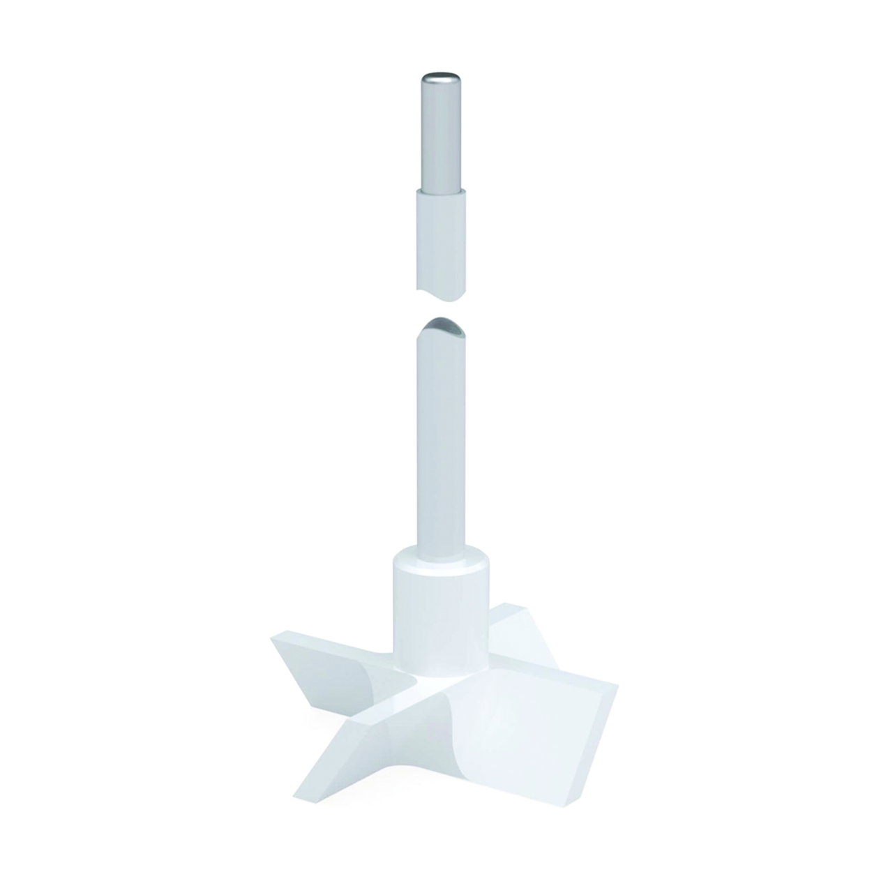 Propeller stirrers, 4-blade, PTFE